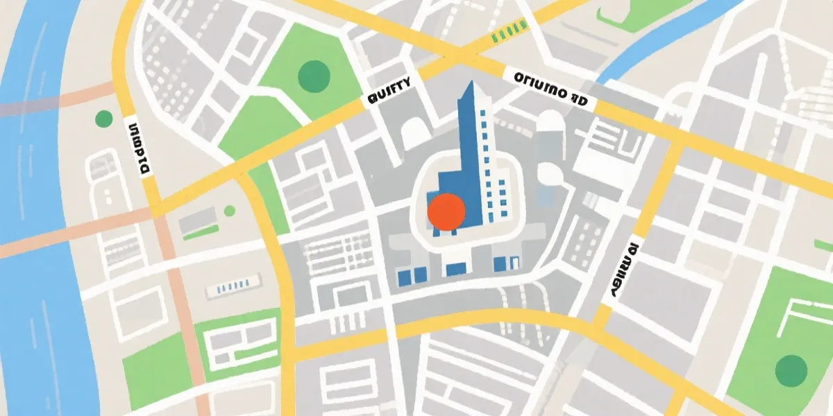 公司位置示意图