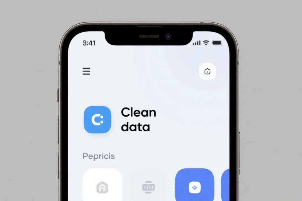 移动端应用界面示意
