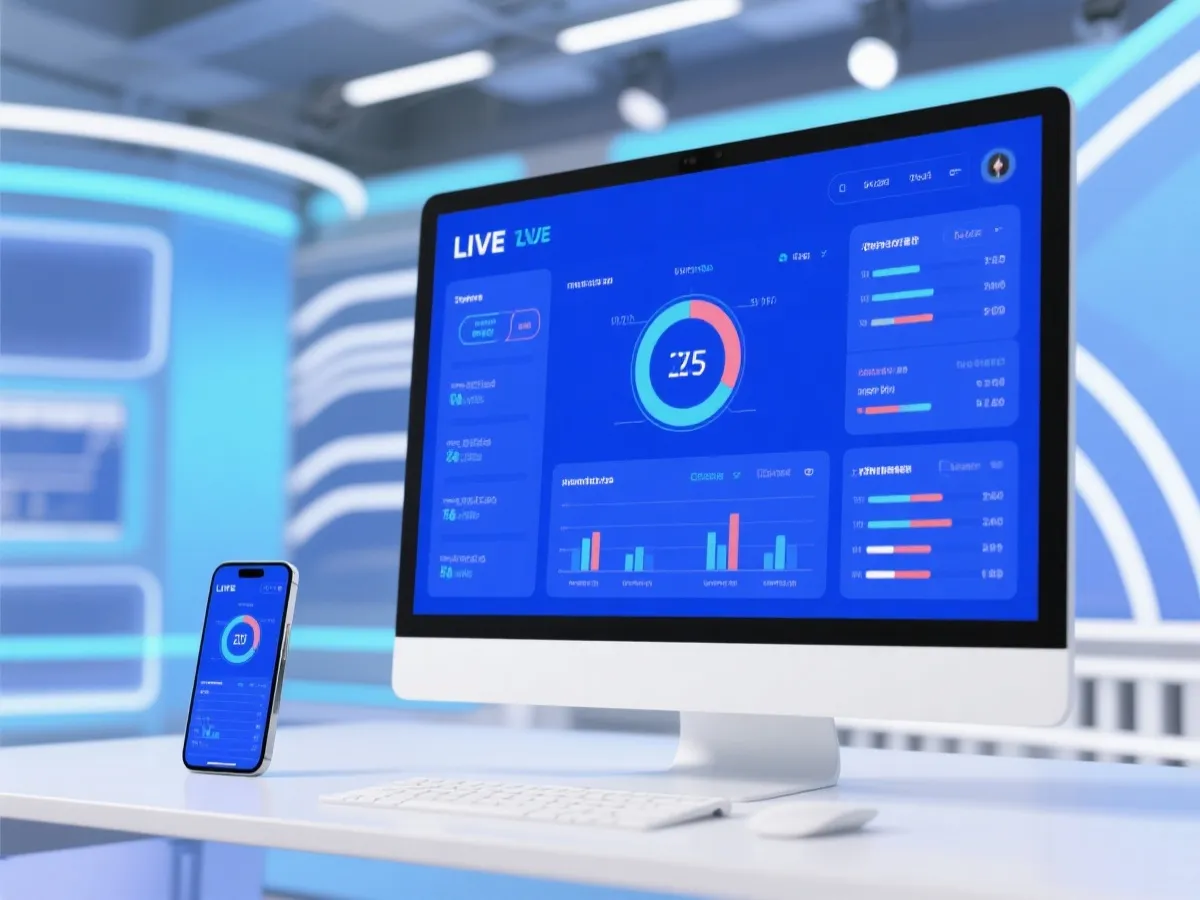 开奖直播数据展示界面